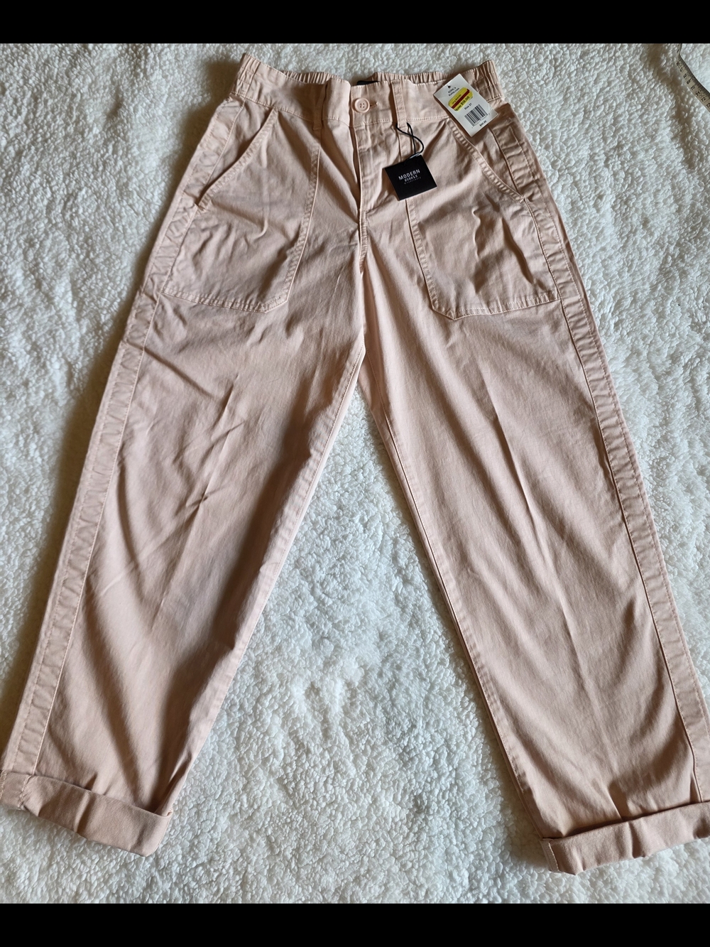 Sanctuary Blush Pink Cropped Utility Pants